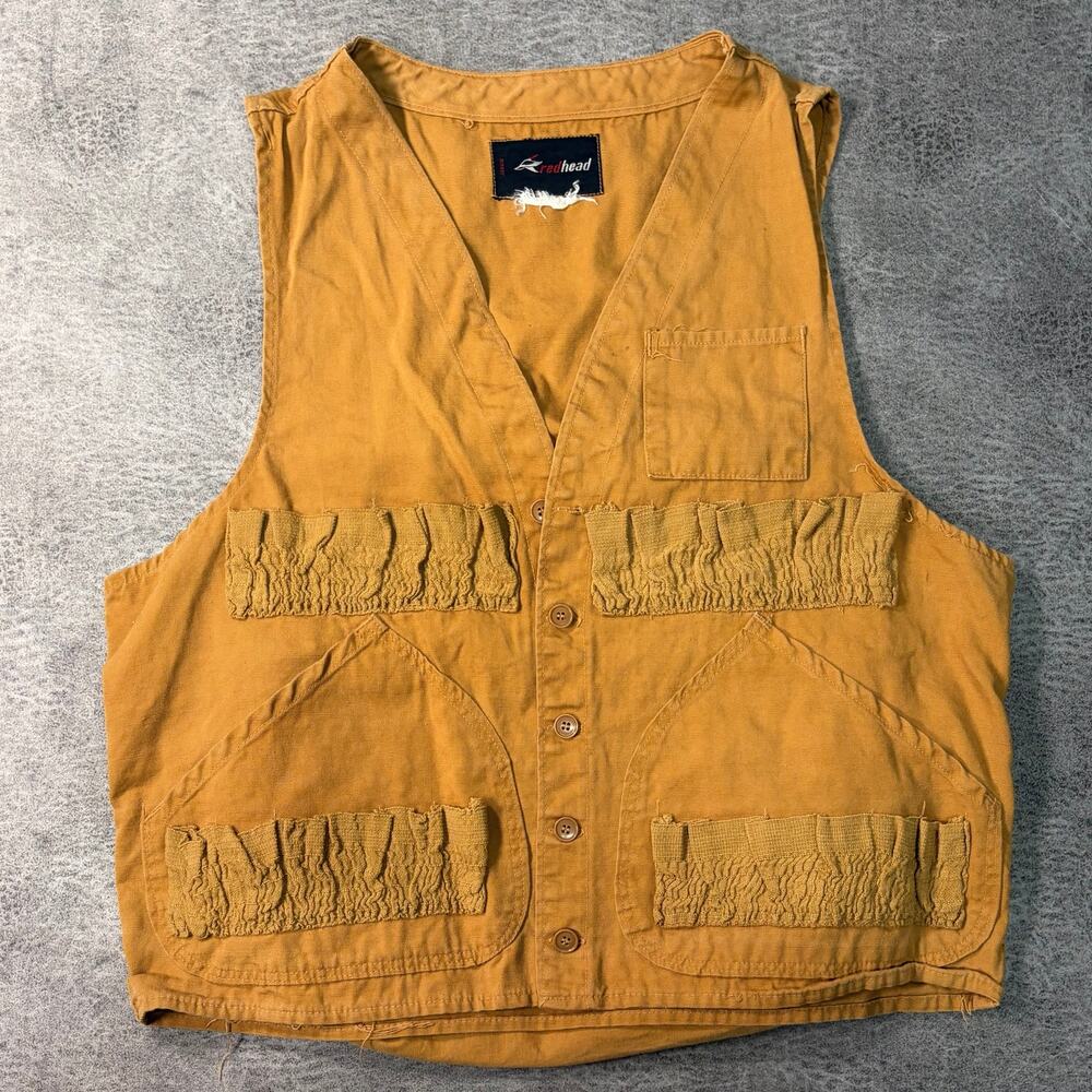 Vintage Redhead Tan Utility Vest
